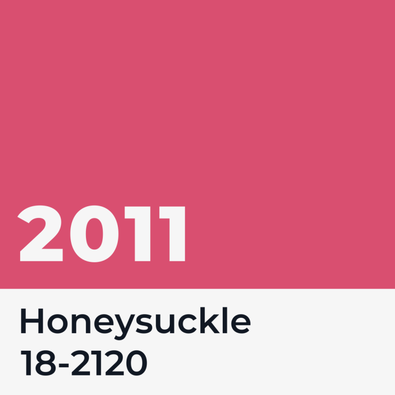 Honeysuckle - the Pantone Colour of the Year for 2011