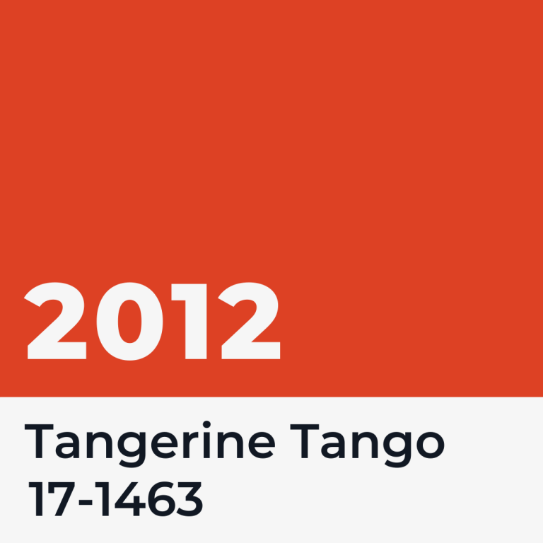 Tangerine Tango - the Pantone Colour of the Year for 2012