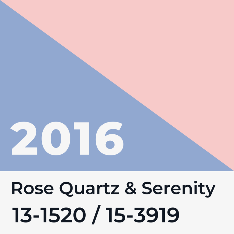 Rose Quartz & Serenity - the joint Pantone Colours of the Year for 2016