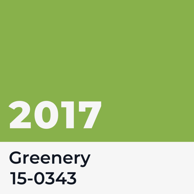 Greenery - the Pantone Colour of the Year for 2017