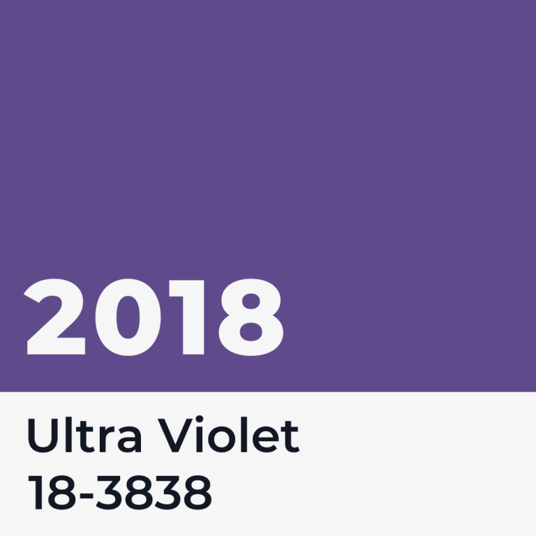Ultra Violet - the Pantone Colour of the Year for 2018