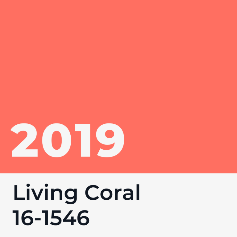 Living Coral - the Pantone Colour of the Year for 2019
