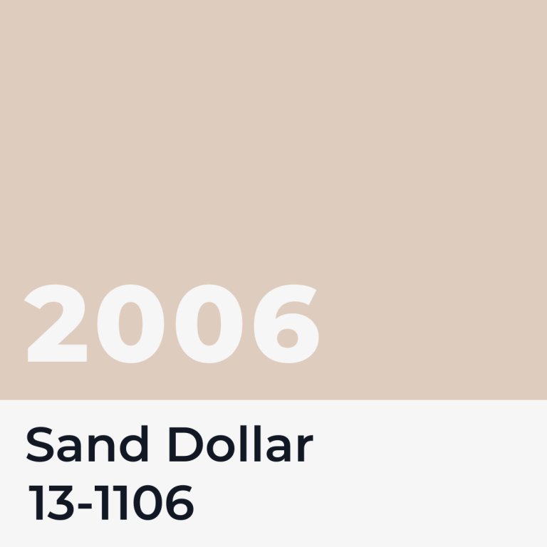 Sand Dollar - the Pantone Colour of the Year for 2006