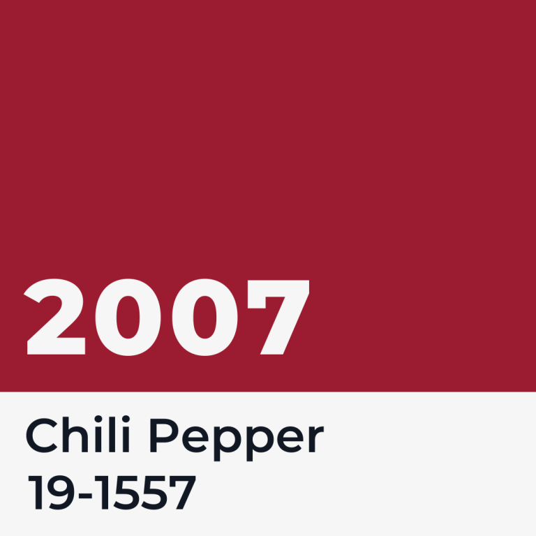 Chili Pepper - the Pantone Colour of the Year for 2007