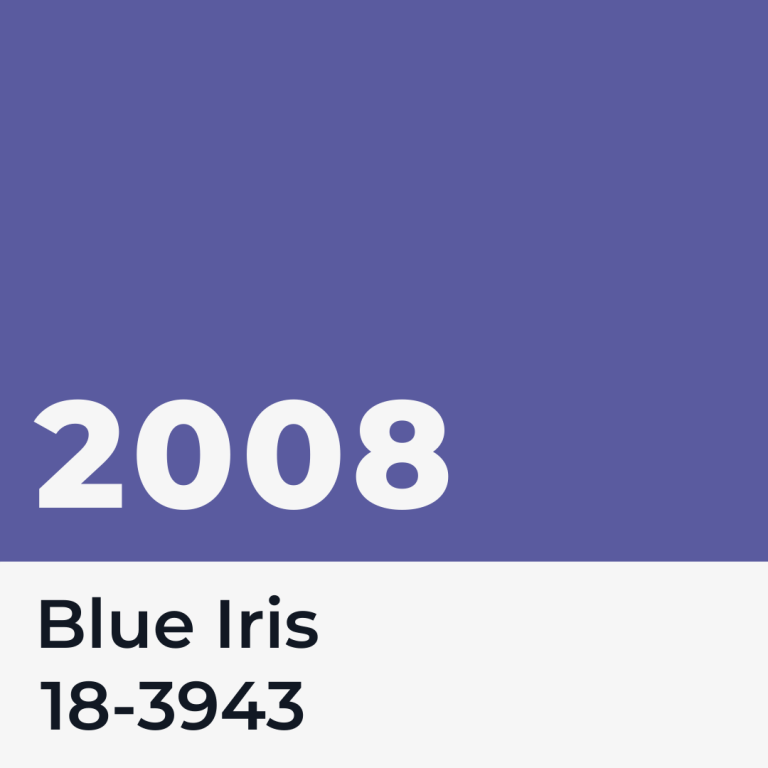 Blue Iris - the Pantone Colour of the Year for 2008