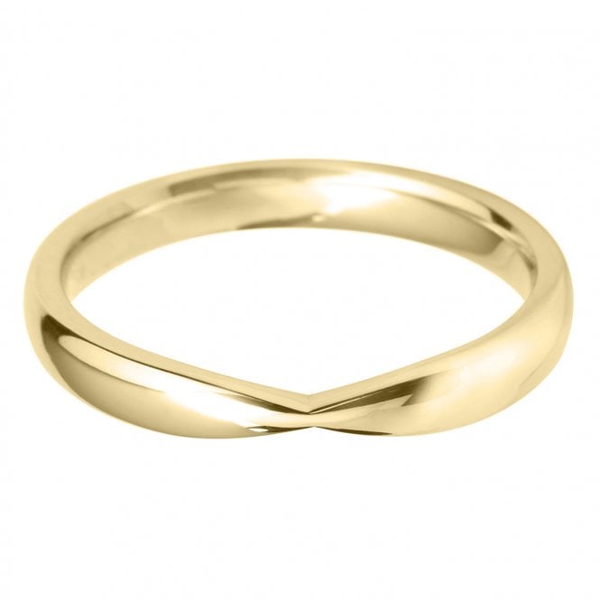 Jewellers Reopening Joshua James 18 Carrot Gold Shaped Wedding Ring