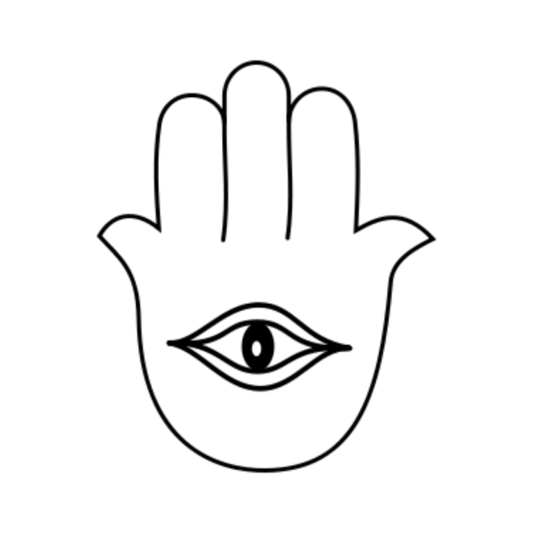 Hamsa hand symbol