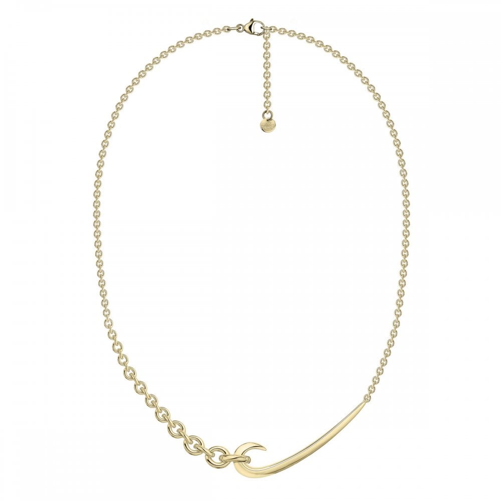 Shaun Leane Yellow Gold Vermeil Hook Chain Choker Necklace