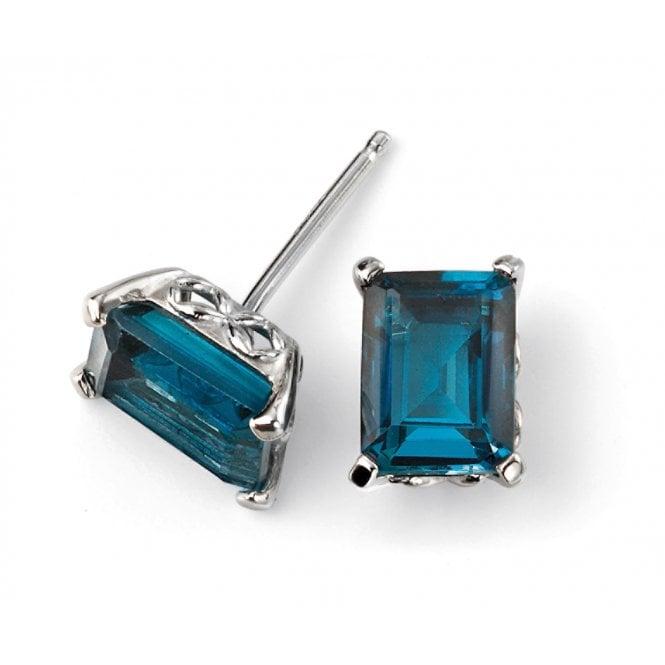 joshua james precious 9ct white gold blue topaz rectangular stud earrings p13425 32779 medium