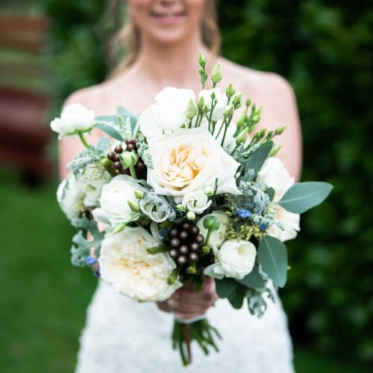 Bespoke Jewellery UK Flowerstyle Florist Bouquet with bride