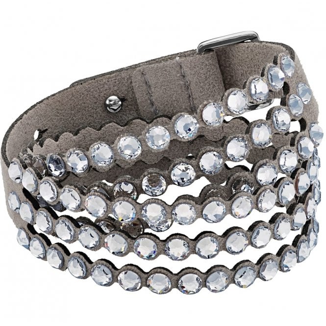 jewellery Swarovski UK material and white crystal slake bracelet