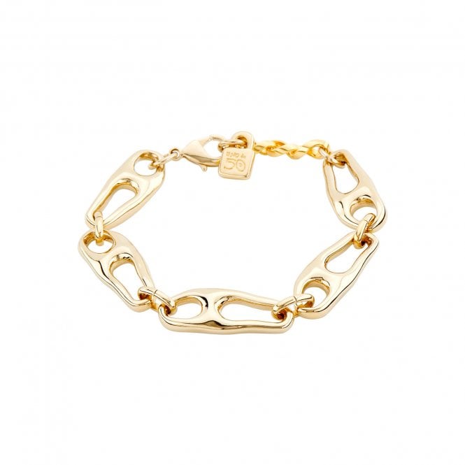 unode50 gold plated connected bracelet p21331 62443 medium