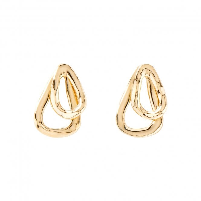 unode50 gold plated connected drop earrings p21291 62372 medium
