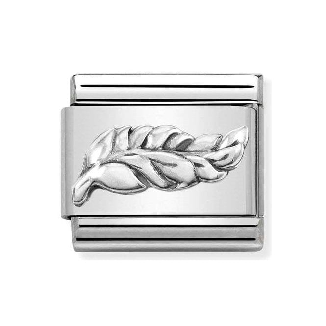 nomination classic silver feather charm p21413 63101 medium