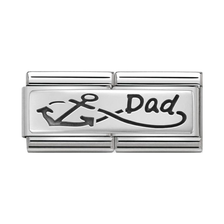 nomination classic silver infinite dad double charm p8533 25738 image